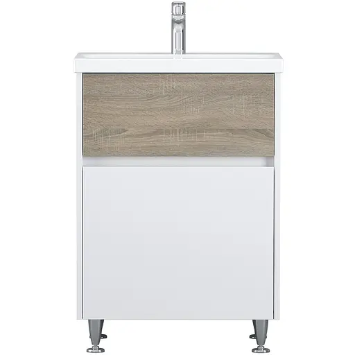 Тумба підлогова AM.PM GEM S 60 см з умивальником M91-FSX0602-WC0602WF38 - фото 1