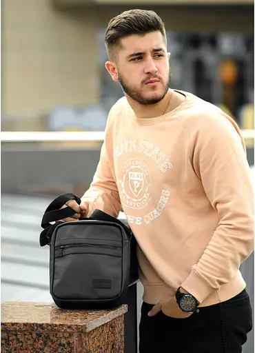 Чоловіча сумка месенджер Sambag 23х7х19 см sum0010799 - фото 1