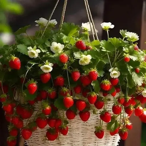 Клубника Ампельная Agro-Market "Гирлянда" (ремонтантный ранний сорт с крупными плодами) (188771) 1 саженец в упаковке - фото 1