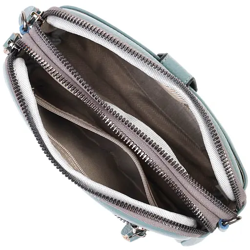 Клатч кожаный женский Vintage 19х12х7 см sum0022687 - фото 4