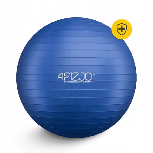 М'яч для фітнесу (фітбол) 4FIZJO 55 см Anti-Burst Blue (P-5905973404723) - фото 2