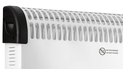 Конвектор Neo Tools 25м2, 2000Вт, мех. упр-ння, з термостатом, відкритий нагрів. елемент, білий - фото 4