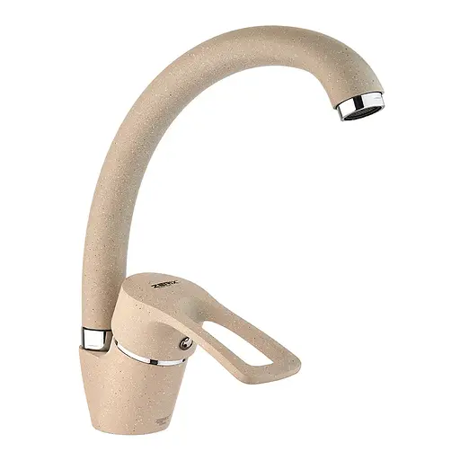 Смеситель для кухни Zerix YUB 181 beige ZX0717 Бежевый - фото 1