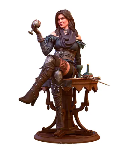 Фигурка 3D Magicca Ведьмак Еннифер The Witcher Yennefer 20 см 3DM TW Y 20