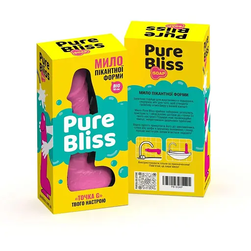 Крафтове мило-член із присоскою Pure Bliss Big Pink - фото 7