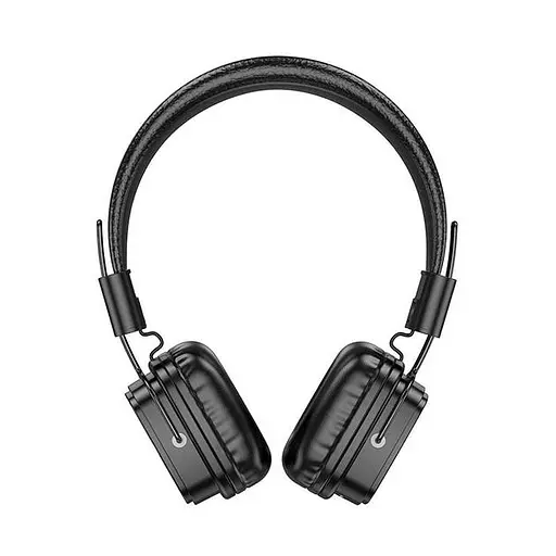 Навушники Hoco W56 Earl BT headphones, BT5.4, AUX, TF, Type-C, 250mAh, 28h, black - фото 2