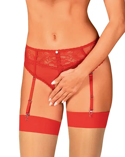 Трусики Obsessive Dagmarie XL/2XL червоний - фото 3