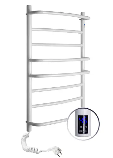 Електрична рушникосушарка Navin Омега 530x800 Sensor ліва з таймером 12-015133-5380, Білий, Ліве, Електронний - фото 4