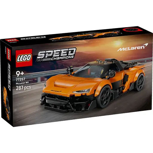 Конструктор LEGO Speed Champions McLaren W1, 287 деталей (77257)