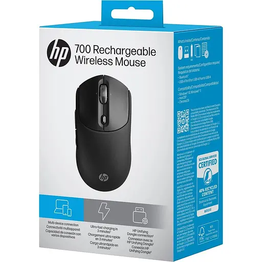 Мышь HP 700 Wireless Black (AZ7B0AA) - фото 7