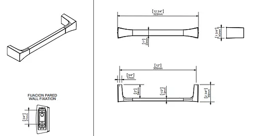 Тримач для рушника Sonia S7 131464 Хром - фото 4