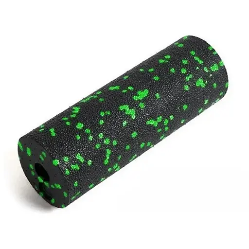 Масажний ролик (роллер) гладкий PowerPlay PP-4346 Mini EPP Foam Roller Чорно/Зелений (15,3x5,3 см) (PP_4346_Green_(15*5)) - фото 1
