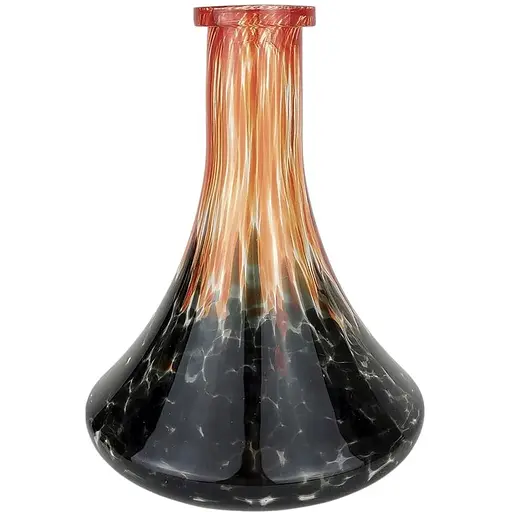 Колба для кальяну Craft XL Double color Чорно-червона - фото 1