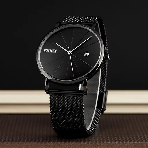 Оригінальний чоловічий годинники Skmei 9183 Tiger Black black - фото 2