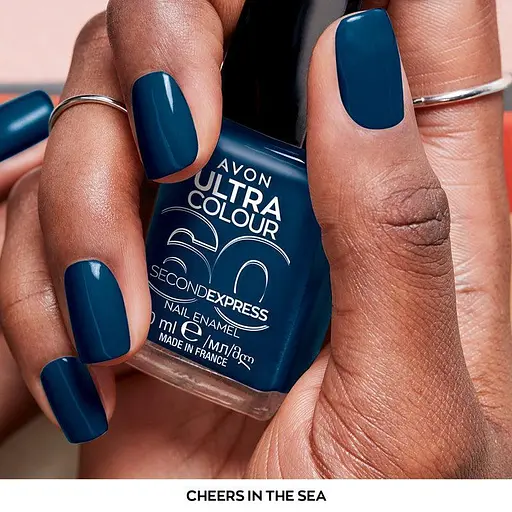 Швидковисихаючий лак для нігтів Avon УльтраКолір за 60 секунд Cheers In The Sea 10 мл (158511394) - фото 2