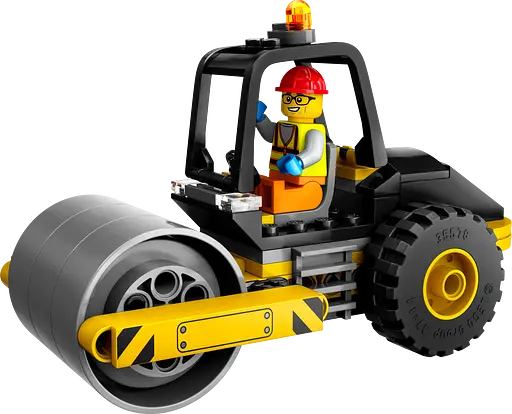 Конструктор LEGO City Будівельний паровий каток 78 деталей (60401) - фото 2