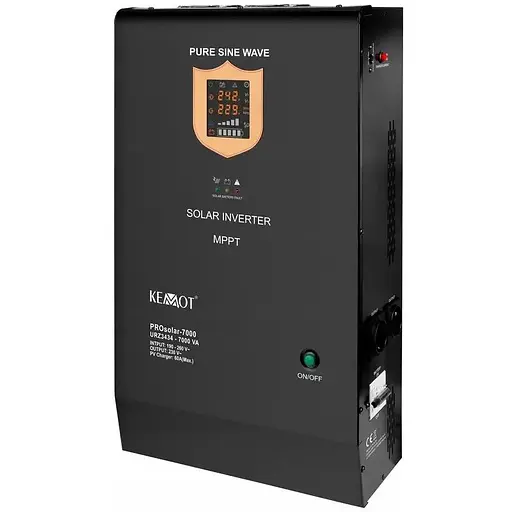 Солнечный инвертор Kemot PROsolar-7000, 48V 230V 7000VA/5000W гибридный - фото 1