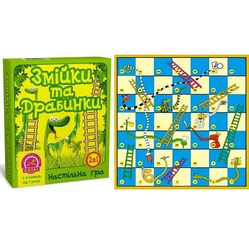 Настольная игра Змейки и стремянки