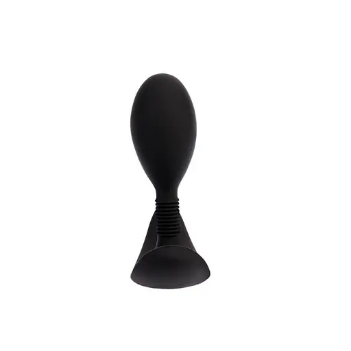 Анальна пробка Black Mont Chisa 8.6 см (чорний) - фото 4