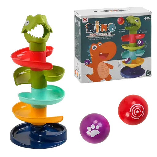 Гра з кулькою Діно трек, 2 кульки, 889-6