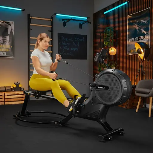 Гребний тренажер Trex Sport Apron аеромагнітний TX-880RM чорний - фото 3