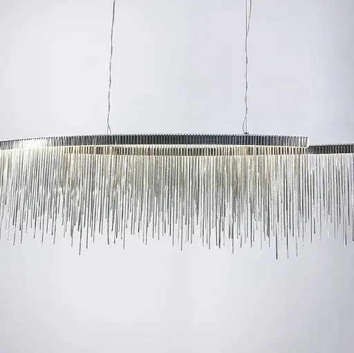 Хромований світильник у видовженому корпусі Line.F Довжина 120 см - фото 3