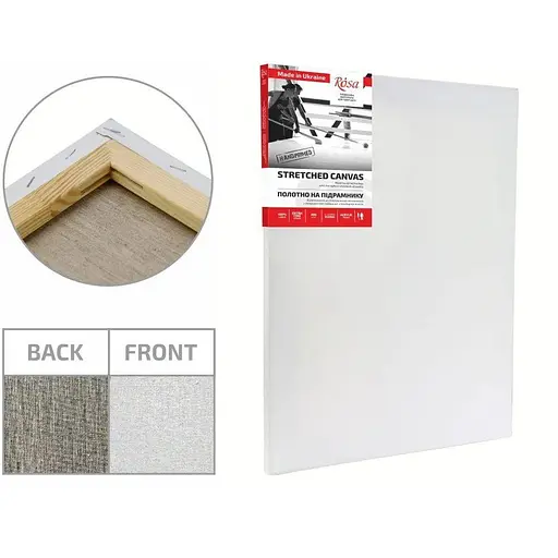 Подрамник Rosa 90×180 см модуль №2 мелкое зерно акрил лен