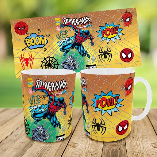 Подарочный набор :Сумка-бананка+ Кружка Человек паук "Spiderman" Спайдермен детский,для мальчика (00261) - фото 3