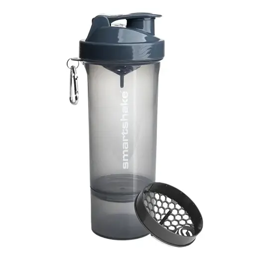 Шейкер спортивний SmartShake Slim 500 мл Gray (10252901) - фото 2