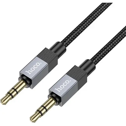 Кабель Hoco UPA32 Jack 3.5 to Jack 3.5 1 м черный - фото 1