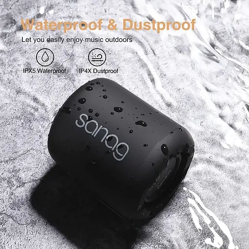 Портативная колонка Sanag X6S черный - фото 7