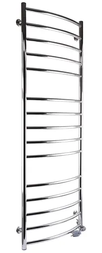 Електрична рушникосушка Unio LDE ER 1500-500-15 Драбинка Дуга Еліт, Хром, Праве, Механічний - фото 3