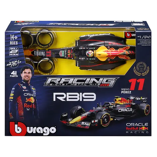 Авто-конструктор Bburago Oracle Red Bull Racing RB19 1:24 (18-28507) - фото 3