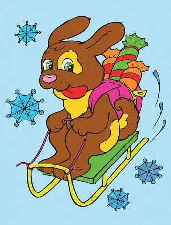 Подивись і розфарбуй. Новий рік - фото 4