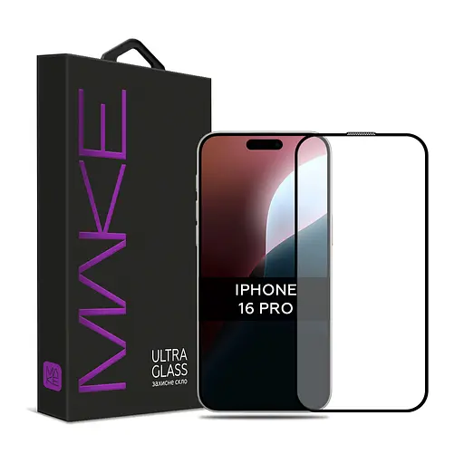 Захисне скло MAKE Apple iPhone 16 Pro Ultra Glass