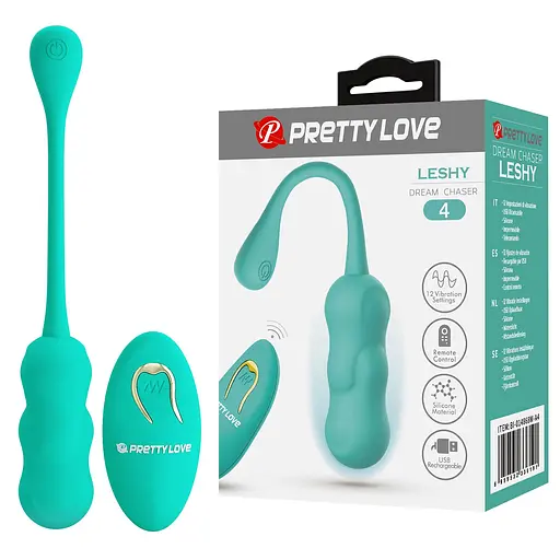 Віброяйце Pretty Love Leshy 18.6 см блакитний - фото 9