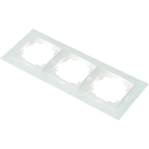 Рамка Brille тройная зеленая (стекло) NB-3F gr - фото 2