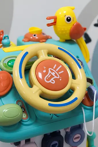 Бізіборд-будиночок 62638 "WToys" Розвиваючий ігровий центр з озвученням українською мовою - фото 4