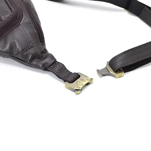 Шкіряна чоловіча сумка на пояс TARWA 25,5х13х10 см nsa0001230 - фото 9