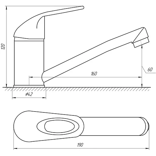 Змішувач для раковини Globus Lux Sena GLS-203M - фото 4