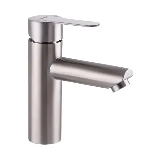 Смеситель для умывальника Mixxus PAX-001 SS2843 Нержавеющая сталь - фото 1