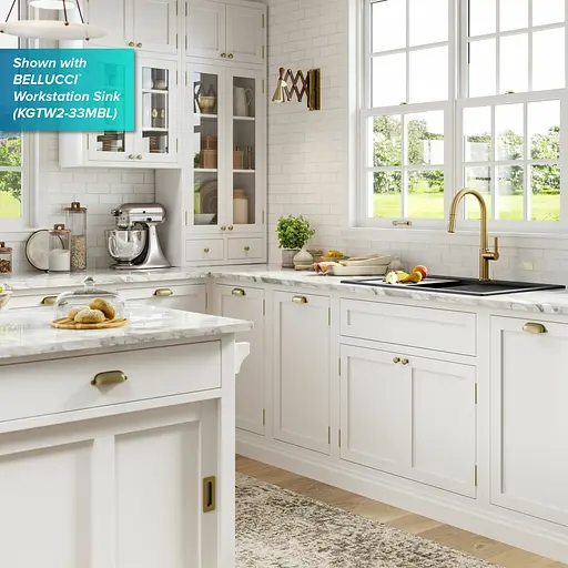 Змішувач для кухні Kraus Oletto KPF-2820BB Бронза - фото 8