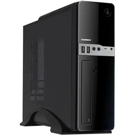 Корпус GameMax ST-607 Black, 400 Вт, Micro ATX / Mini ITX, 2xUSB 2.0, 1x80 мм