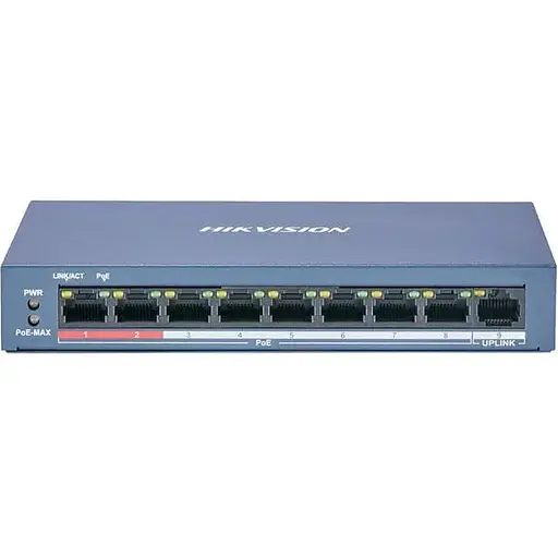 Комутатор мережевий Hikvision DS-3E0109P-E(C) - фото 1