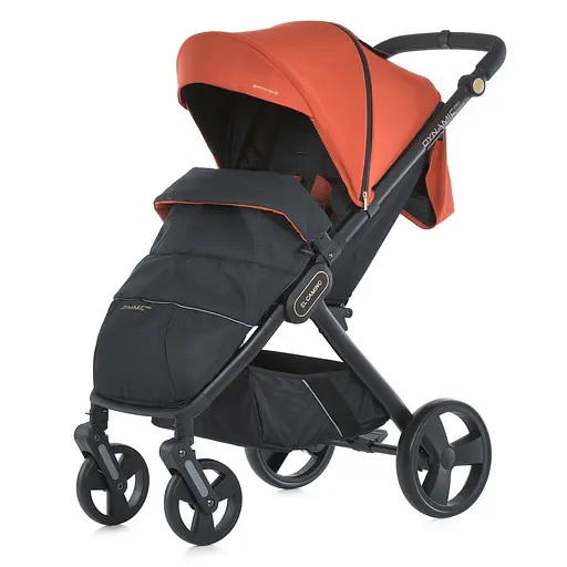 Детская прогулочная коляска-книга El Camino ME 1053-3 Dynamic Pro Redwood Оранжевая - фото 2