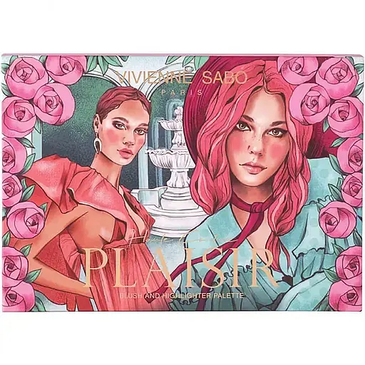 Палетка румян и хайлайтеров Vivienne Sabo Haute Couture Plaisir №02, 23 г (8000019946495) - фото 2