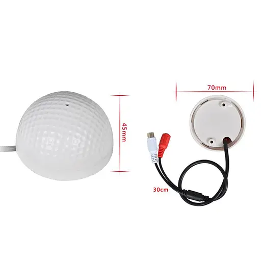 Микрофон для видеонаблюдения для видеорегистратора Rikovos GK-800G, активный, высокочувствительный - фото 4