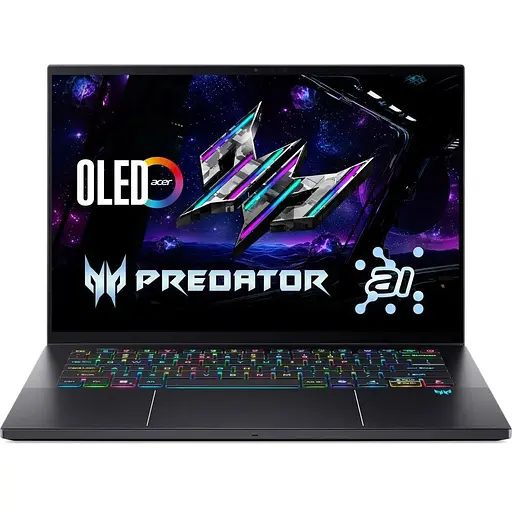 Игровой ноутбук ACER Predator Triton 14 AI PT14-52T (NH.U22EX.001), Intel Core Ultra 9288 В (до 5,1 ГГц), 14-дюймовый сенсорный экран с разрешением 2.8K, 32 ГБ, SSD на 1 ТБ, NSD