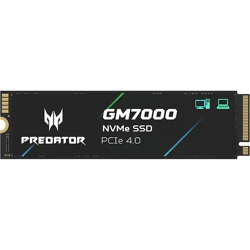 Накопитель SSD Acer Predator m.2 NVMe 4TB GM7000 PCI Express 4.0 x4 (BL.9BWWR.107) - фото 1