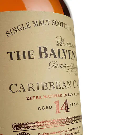 Віскі Balvenie Carribean Cask 14 Year Old 43% 0.7 л з двома келихами в подарунковій коробці - фото 8